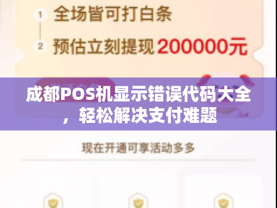成都POS机显示错误代码大全，轻松解决支付难题