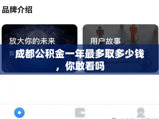 成都公积金一年最多取多少钱，你敢看吗