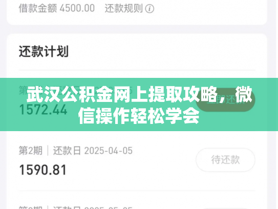 武汉公积金网上提取攻略，微信操作轻松学会