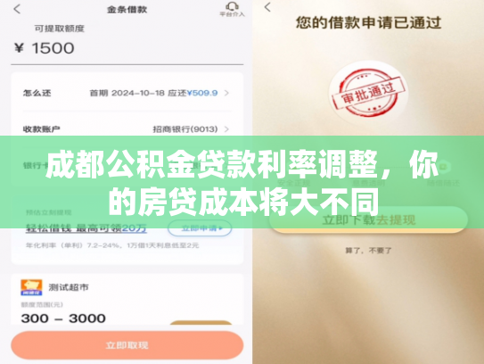成都公积金贷款利率调整，你的房贷成本将大不同
