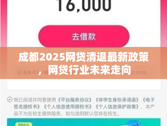 成都2025网贷清退最新政策，网贷行业未来走向