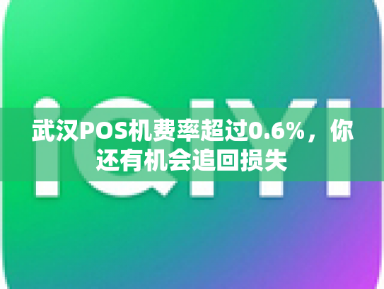 武汉POS机费率超过0.6%，你还有机会追回损失