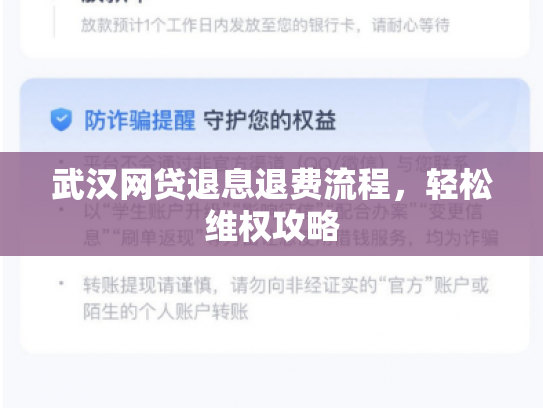 武汉网贷退息退费流程，轻松维权攻略