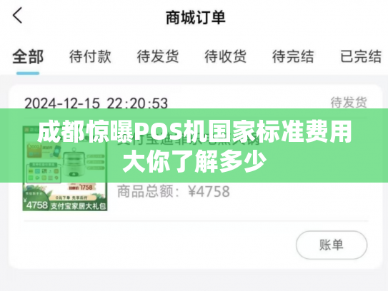 成都惊曝POS机国家标准费用大你了解多少