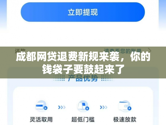 成都网贷退费新规来袭，你的钱袋子要鼓起来了
