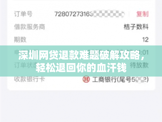 深圳网贷退款难题破解攻略，轻松退回你的血汗钱
