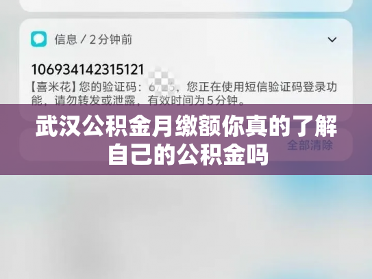 武汉公积金月缴额你真的了解自己的公积金吗