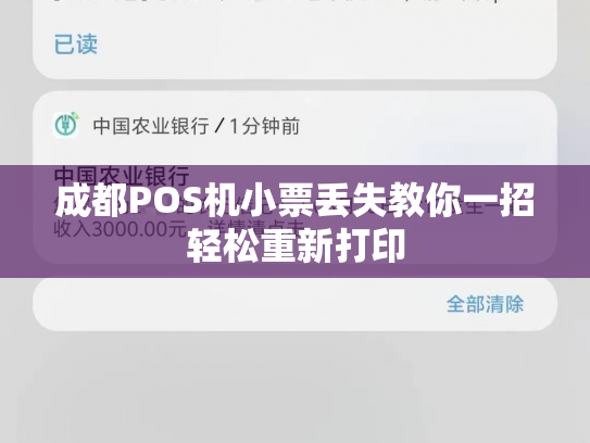 成都POS机小票丢失教你一招轻松重新打印