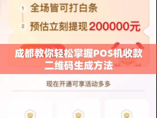 成都教你轻松掌握POS机收款二维码生成方法