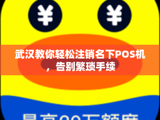 武汉教你轻松注销名下POS机，告别繁琐手续