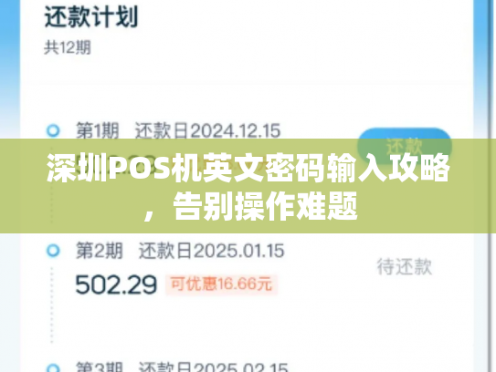 深圳POS机英文密码输入攻略，告别操作难题