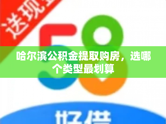 哈尔滨公积金提取购房，选哪个类型最划算