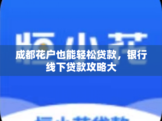 成都花户也能轻松贷款，银行线下贷款攻略大