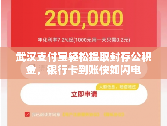 武汉支付宝轻松提取封存公积金，银行卡到账快如闪电