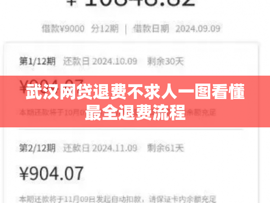 详细阅读:武汉网贷退费不求人一图看懂最全退费流程 武汉网贷退费不求人一图看懂最全退费流程
